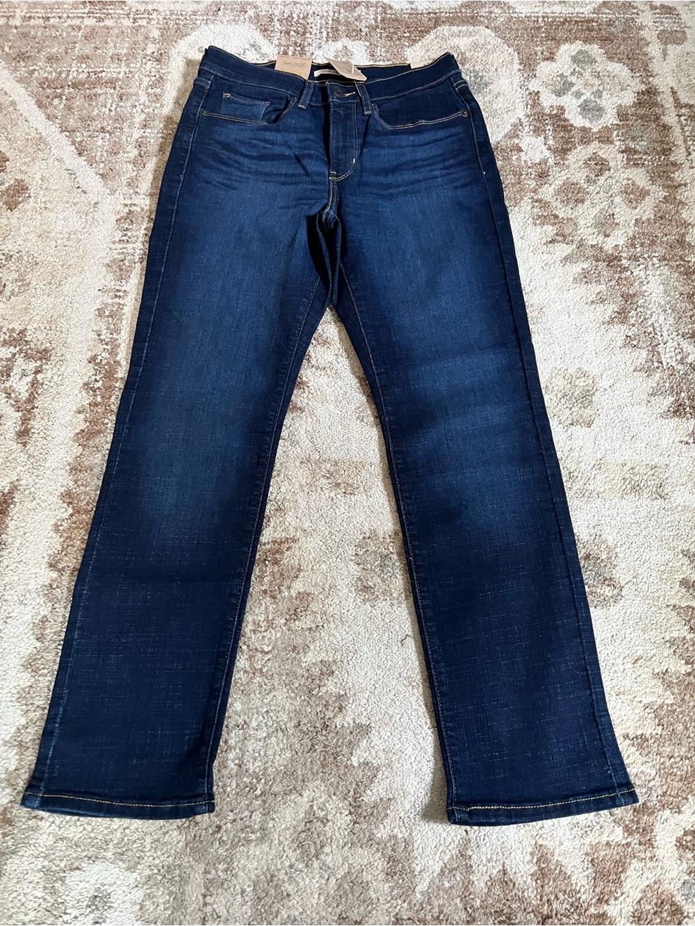 Women's Dark Wash Straight Leg Jeans Size 4